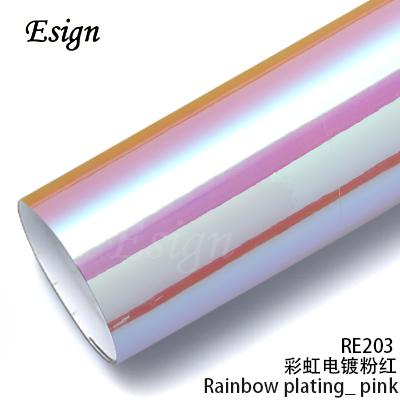 彩虹电镀粉红